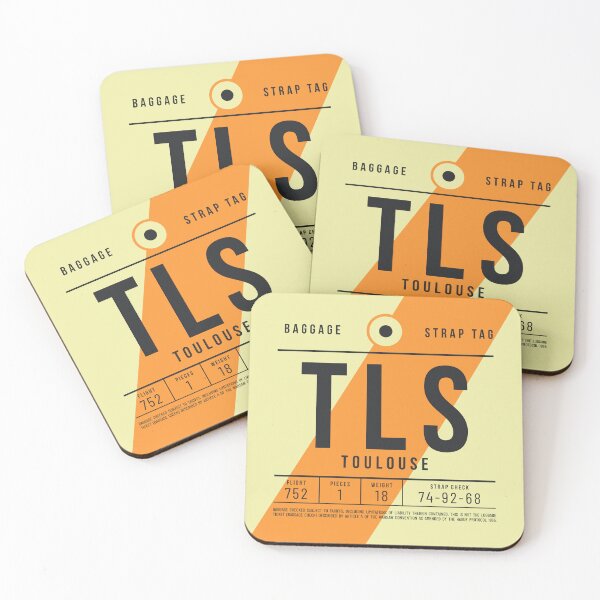 Item preview, Luggage Tag E - TLS Toulouse France designed and sold by VoodooCircus.