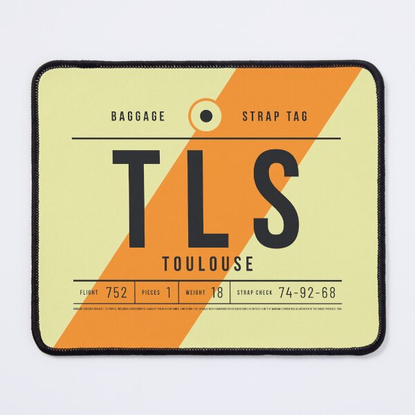 Item preview, Luggage Tag E - TLS Toulouse France designed and sold by VoodooCircus.