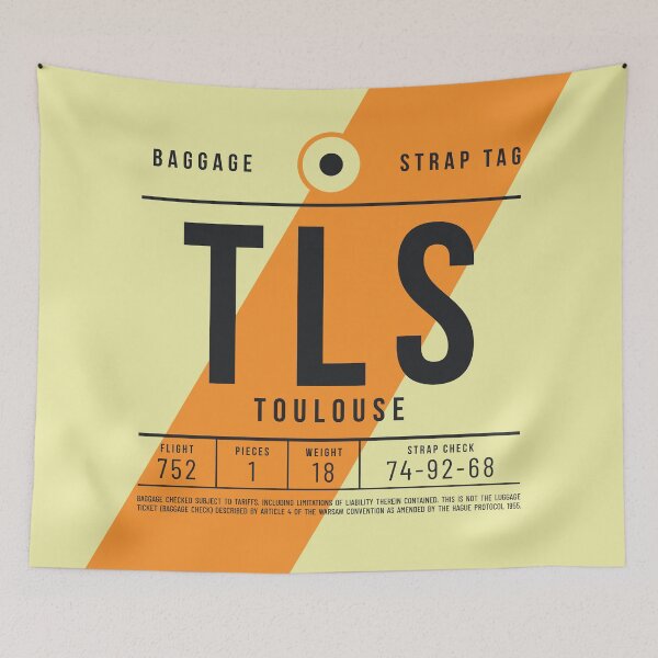 Item preview, Luggage Tag E - TLS Toulouse France designed and sold by VoodooCircus.