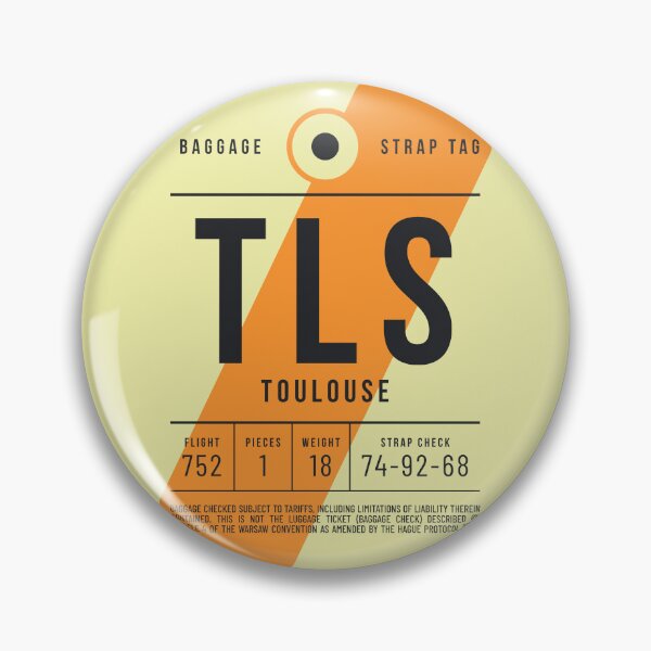 Item preview, Luggage Tag E - TLS Toulouse France designed and sold by VoodooCircus.