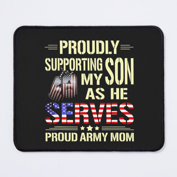 Item preview, Proud Army Mom Supporting My Son As He Serves T shirt. designed and sold by Adamjeffercrid.
