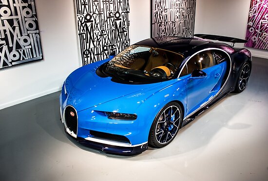 "First Bugatti Chiron in the US!" Posters by HnatAutomotive | Redbubble