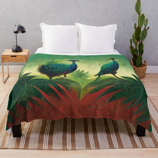 Item preview, Peacocks in the Jungle -Watercolour style   designed and sold by Jane Holloway.