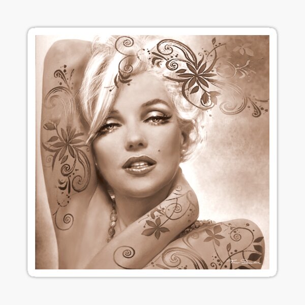 MM 127 Deko Sepia Sticker