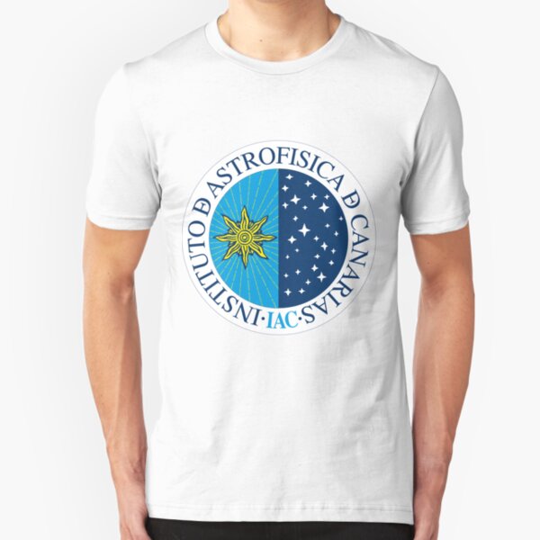 Instituto de Astrofísica de Canarias (IAC) Logo Slim Fit T-Shirt