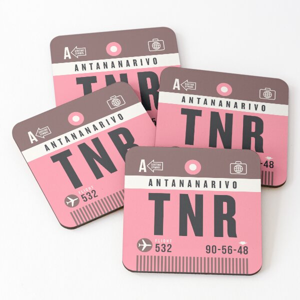 Item preview, Luggage Tag A - TNR Antananarivo Madagascar designed and sold by VoodooCircus.