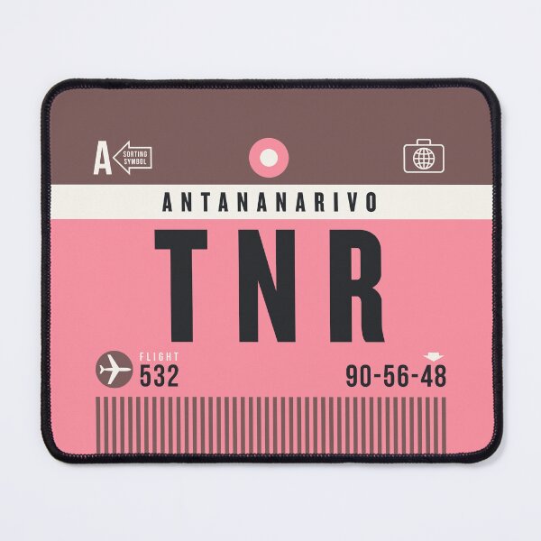 Item preview, Luggage Tag A - TNR Antananarivo Madagascar designed and sold by VoodooCircus.