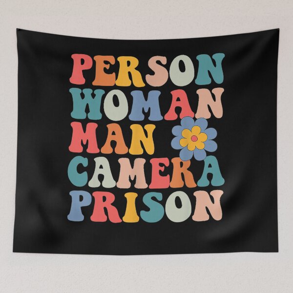 Aperçu de l'œuvre vintage personne femme homme appareil photo prison Groovy estomac créée et vendue par ElizabethxJime.