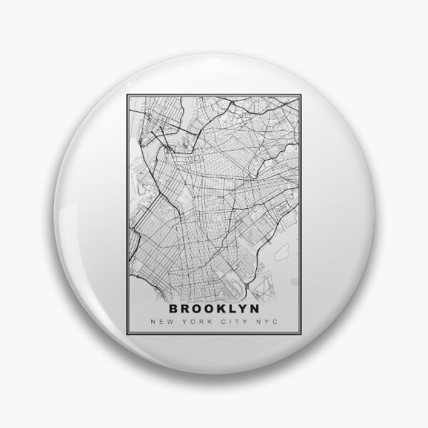 Item preview, Brooklyn Map designed and sold by Tamas Das.