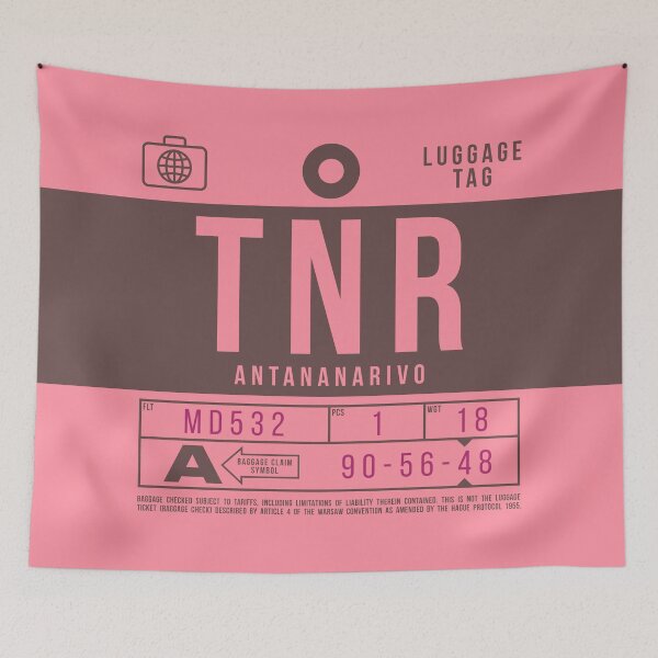 Item preview, Luggage Tag B - TNR Antananarivo Madagascar designed and sold by VoodooCircus.