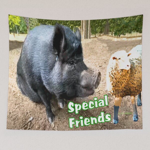 Item preview, Big Pig & Sheep Friends designed and sold by kristalcurt.