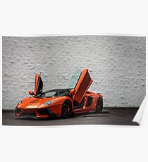Lamborghini Doors Up! Vorsteiner Edition Aventador Poster