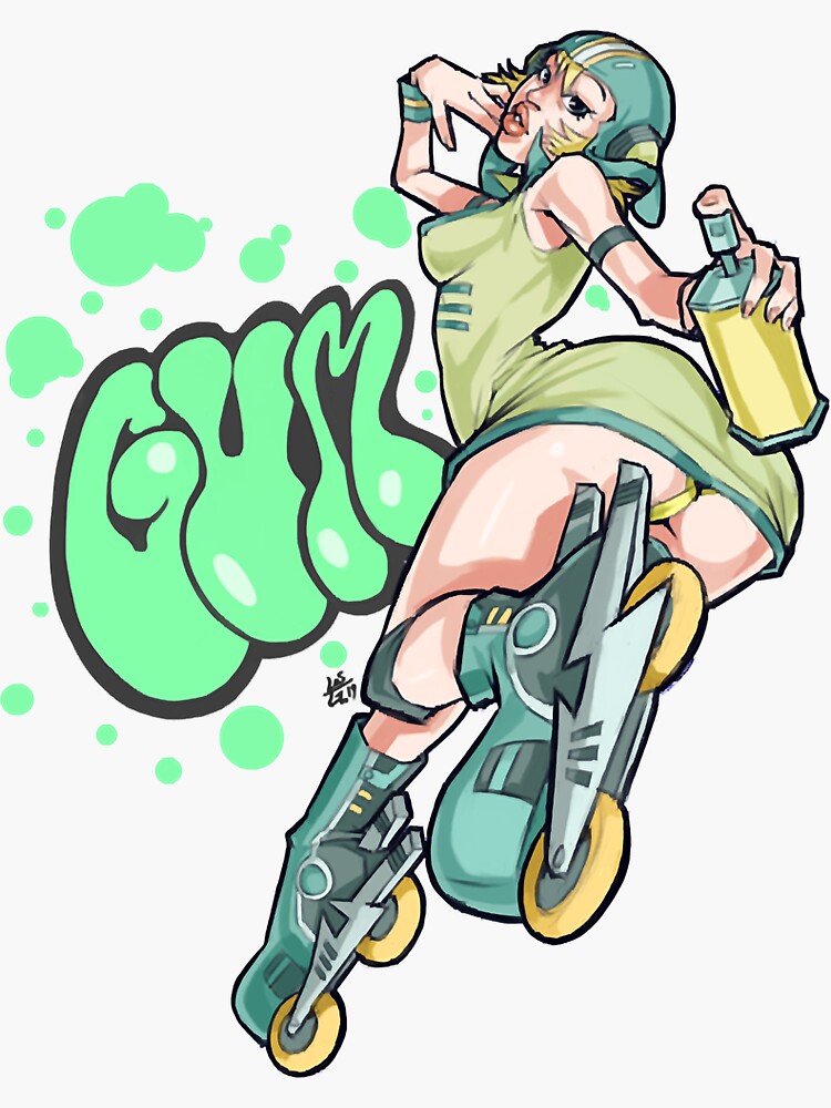 "Jet Set Radio Game Action Developed By Smilebit Controls A Gang Of