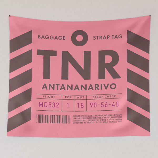 Item preview, Luggage Tag D - TNR Antananarivo Madagascar designed and sold by VoodooCircus.