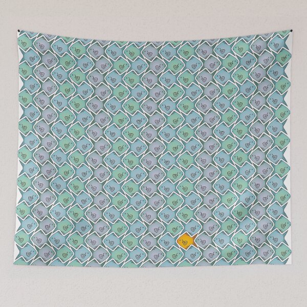 Item preview, Gold fish pattern - Escher style designed and sold by Bicone.