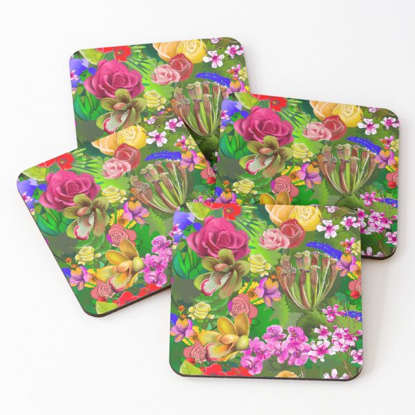 Item preview, Flowers on Leaves Pattern designed and sold by missdebi27.
