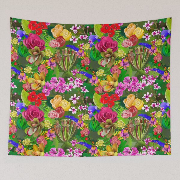 Item preview, Flowers on Leaves Pattern designed and sold by missdebi27.