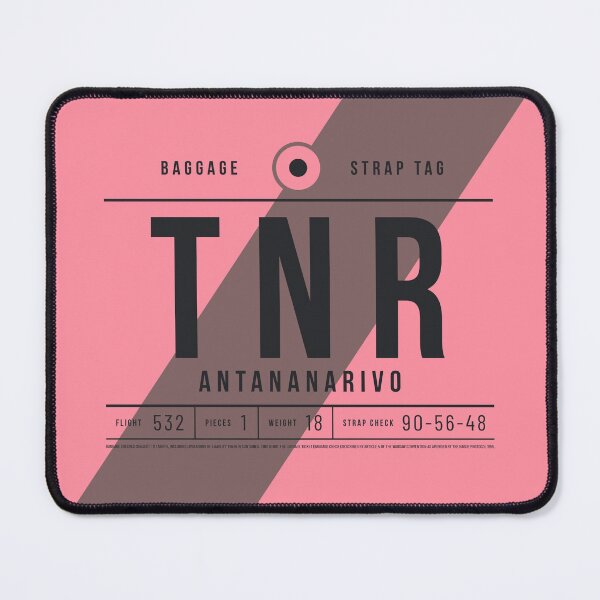 Item preview, Luggage Tag E - TNR Antananarivo Madagascar designed and sold by VoodooCircus.