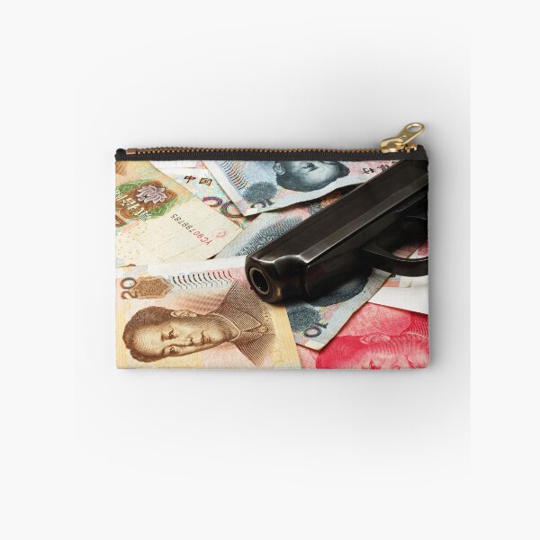 Item preview, Chinese currency with black pistol designed and sold by vitoriaholdings.