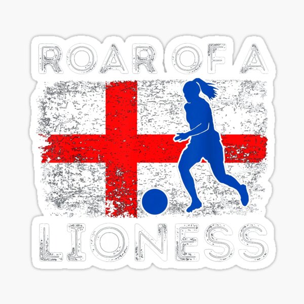 : Lioness, England Flag Badge, For Women & Girls, Lionesses T- Shirt : Clothing, Shoes & Jewelry