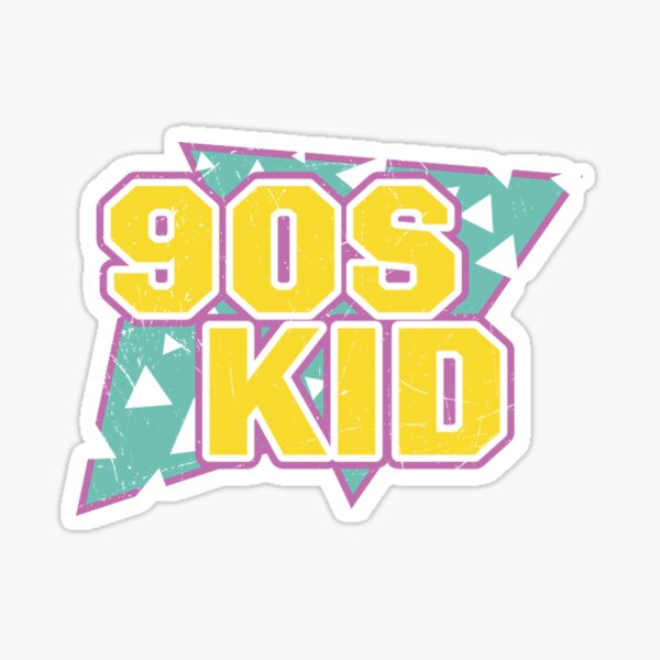 Retro 90s Kid Sticker For Sale By Aanartsmith Redbubble