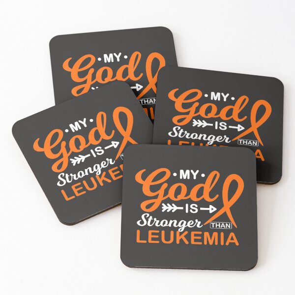 Item preview, My God is Stronger Than Leukemia Awareness Warrior Fighter  designed and sold by schromtlmaascha.