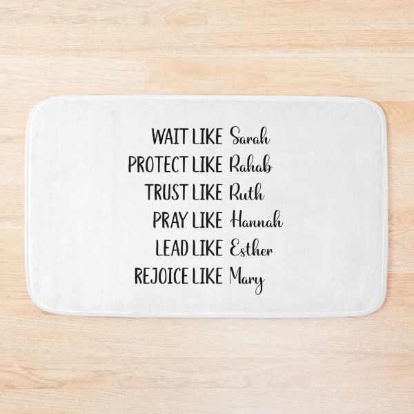 Item preview, Wait Like Sarah Protect Like Rahab Trust Like Ruth Christian Religious designed and sold by allysmar.