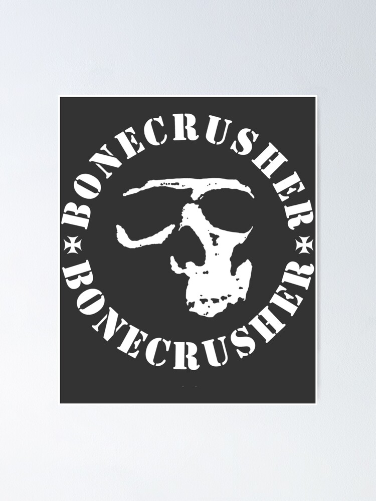“Bonecrusher Classic Skull Logo” Poster for Sale by Ferretti36110