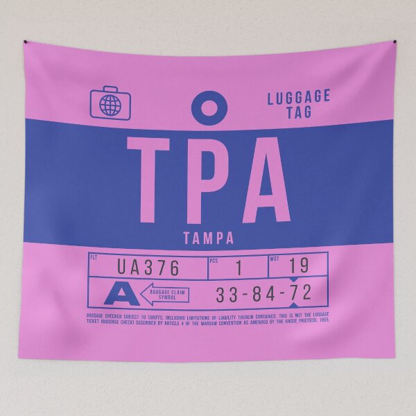 Item preview, Luggage Tag B - TPA Tampa USA designed and sold by VoodooCircus.