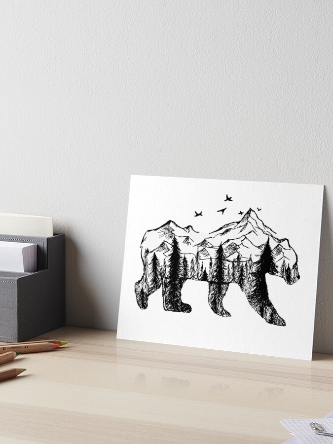 Wilderness Bear | Art Board Print