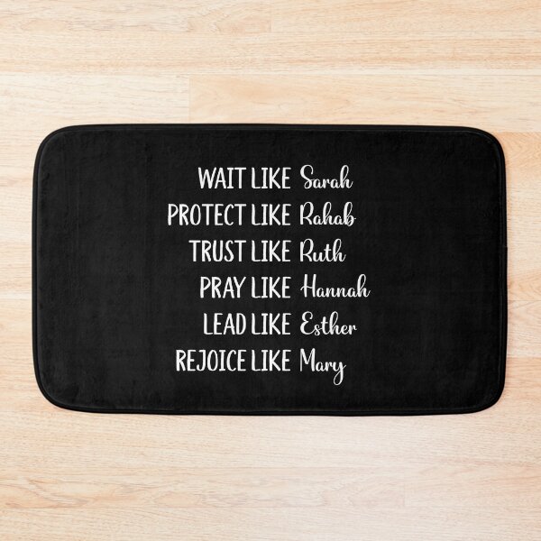 Item preview, Wait Like Sarah Protect Like Rahab Trust Like Ruth Christian Religious designed and sold by allysmar.