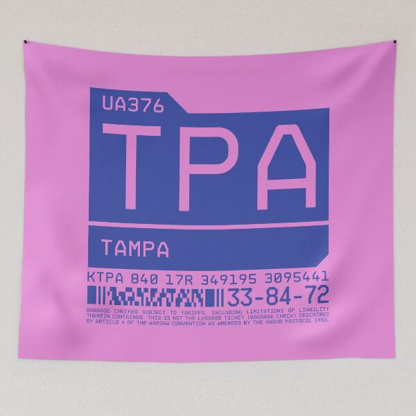 Item preview, Luggage Tag C - TPA Tampa USA designed and sold by VoodooCircus.