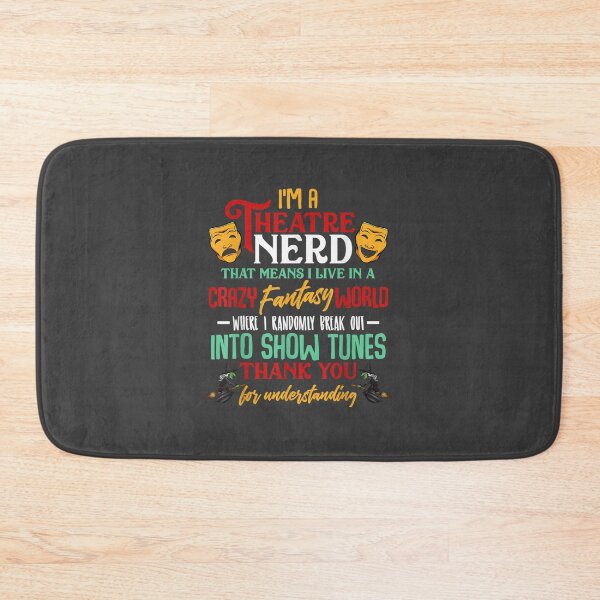 Item preview, Im a nerd on stage ater lover actor actress gift designed and sold by Rossetti36046.