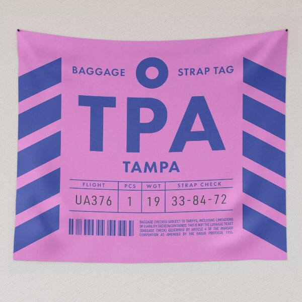 Item preview, Luggage Tag D - TPA Tampa USA designed and sold by VoodooCircus.