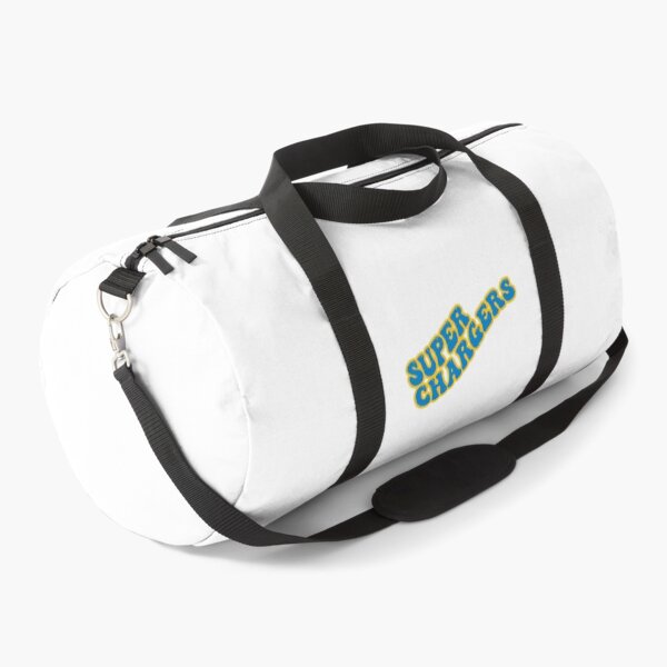 Item preview, Super Chargers Groovy with Powder Blue Text and Yellow Outline designed and sold by rickcel.