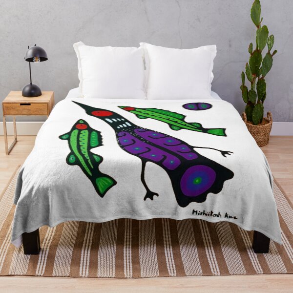 Item preview, loon _amp_ fish   designed and sold by BeastMaximus.