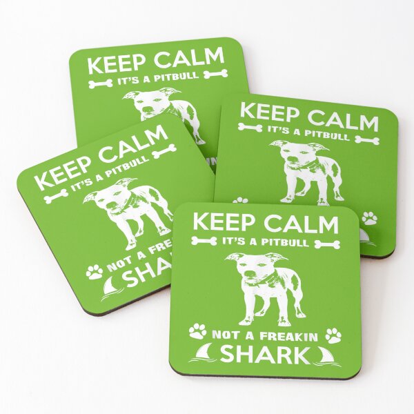 Item preview, Pitbull Graphic Keep Calm Its A Pitbull Not A Freakin Shark   designed and sold by SalteeDucAnh.