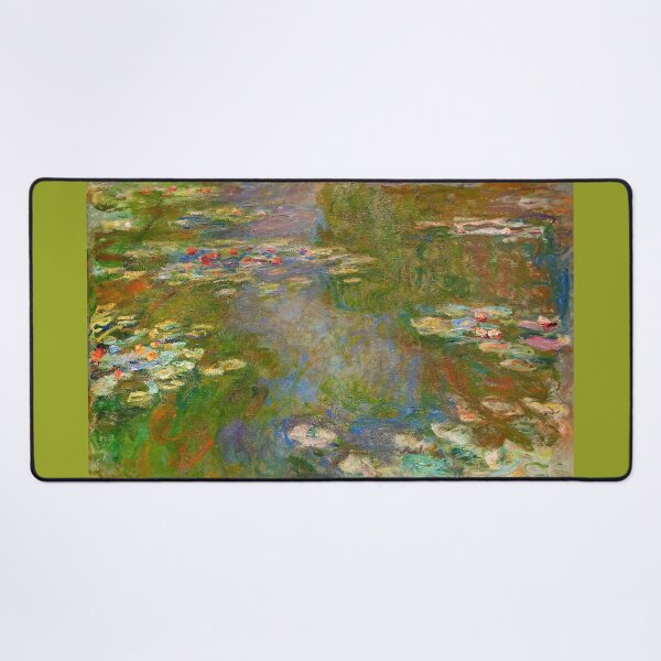 Item preview, 1918, Waterlily Pond, oil on canvas. Claude Monet. Vintage fine art oil painting. designed and sold by naturematters.