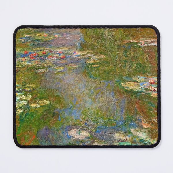 Item preview, 1918, Waterlily Pond, oil on canvas. Claude Monet. Vintage fine art  oil painting. designed and sold by naturematters.
