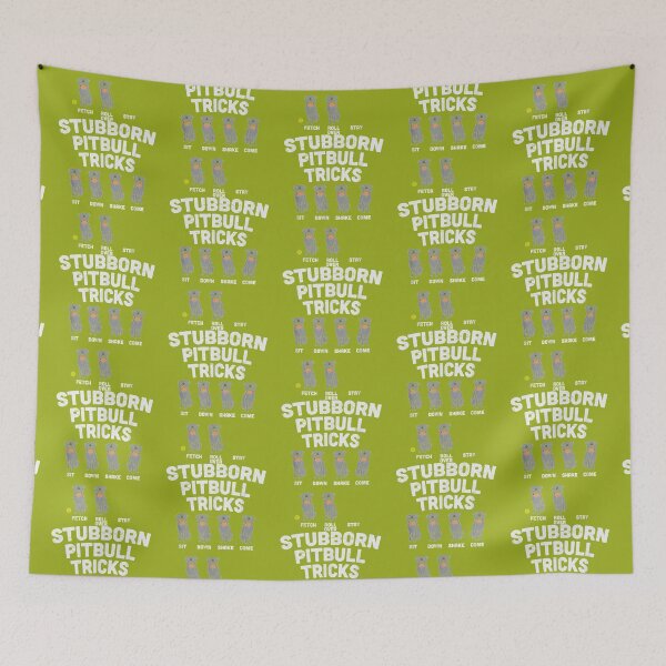 Item preview, Stubborn Pitbull Tricks Funny Pittie Dog Lover Owner Gift   designed and sold by SalteeDucAnh.