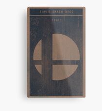 Super Smash Bros. Gaming Poster Metal Print