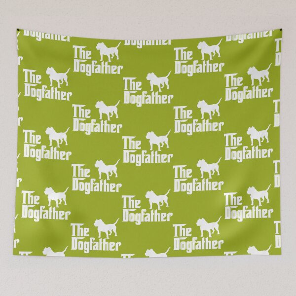 Item preview, The Dogfather Pitbull Funny Father Dog Lover   designed and sold by SalteeDucAnh.