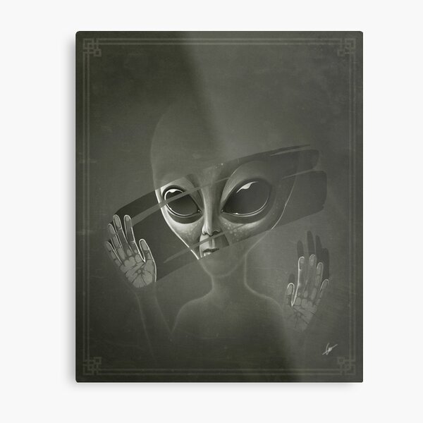 Extraterrestre Lámina metálica