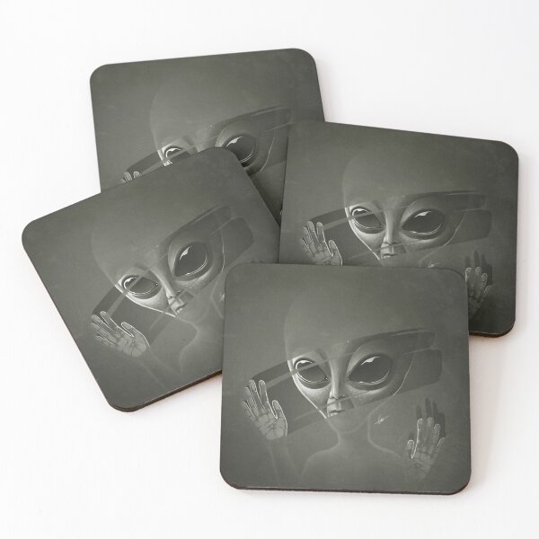 Alien Coasters (Set of 4)
