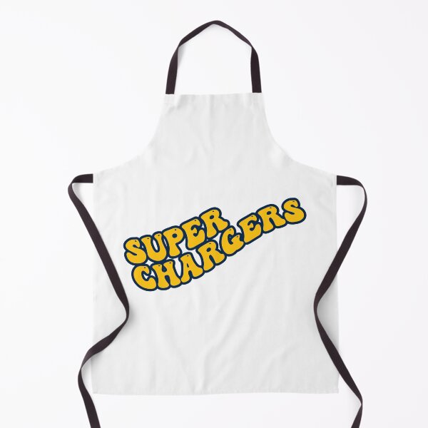 Item preview, Super Chargers Groovy with Yellow text and Navy Outline designed and sold by rickcel.
