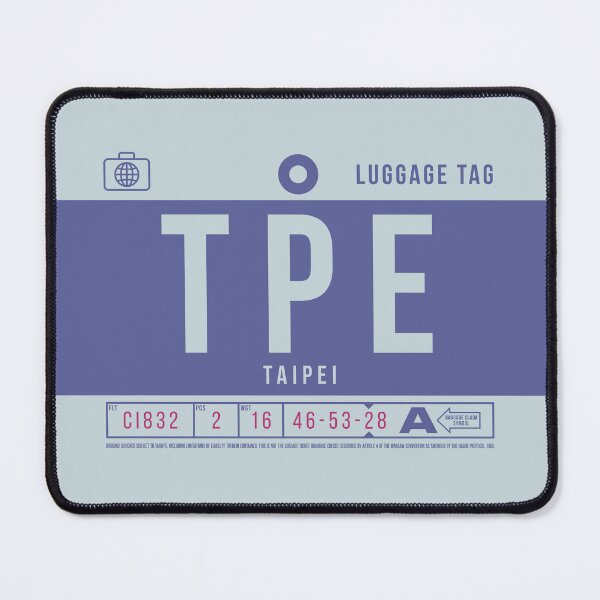 Item preview, Luggage Tag B - TPE Taipei Taiwan designed and sold by VoodooCircus.