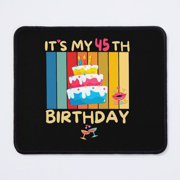 Item preview, It's My 45th Birthday Years with Bday Sweetie Cake designed and sold by CoolCreative.
