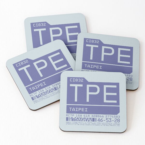 Item preview, Luggage Tag C - TPE Taipei Taiwan designed and sold by VoodooCircus.