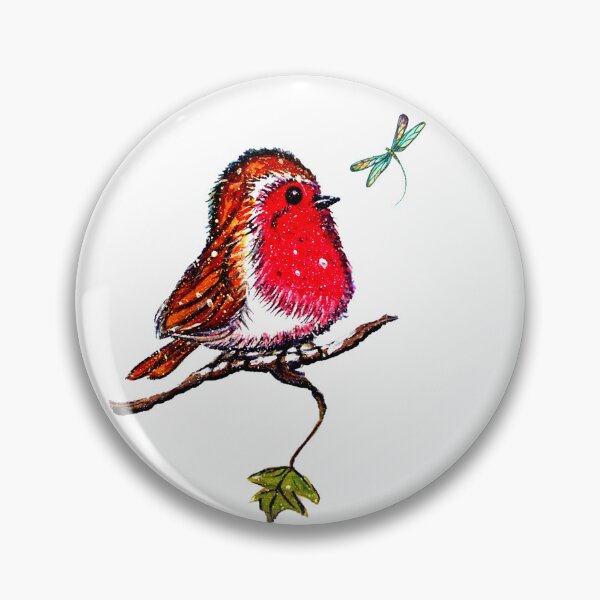 Item preview, Red Robin and Dragonfly designed and sold by Linda Callaghan.