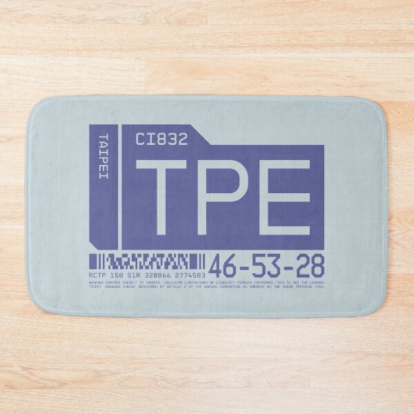 Item preview, Luggage Tag C - TPE Taipei Taiwan designed and sold by VoodooCircus.